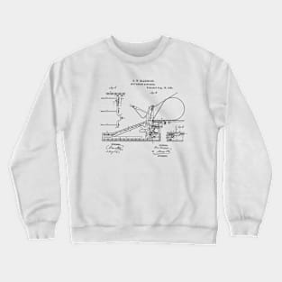 Self Binding Harvester Vintage Patent Hand Drawing Crewneck Sweatshirt